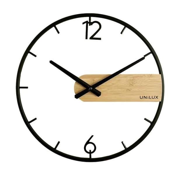 Pendyl - UNILUX - CIRCLE - Svart/Bambu - 42 cm - Modern Skandinavisk Design
