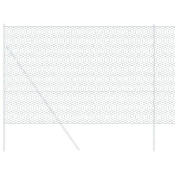 vidaXL Hexagonal stängsel Grön 1,6 x 10 m PVC 42005363