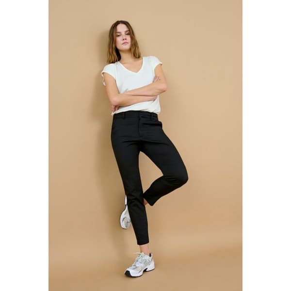 Kvinna 7/8 chinos KAFFE Lea