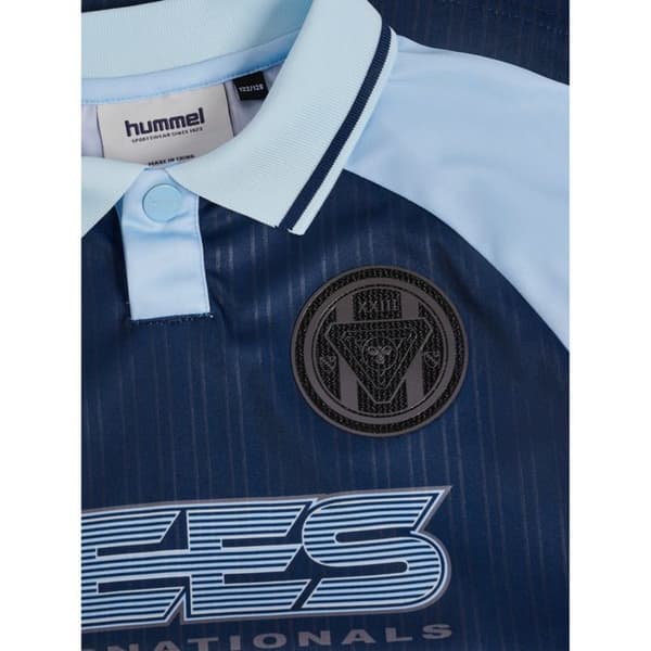 Randig långärmad tröja barn Hummel - dress blues