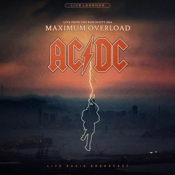 AC/DC LP - maximal överbelastning (röd vinyl)