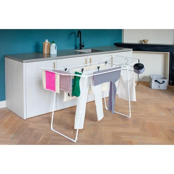 Brabantia Torkställning HangOn Too, 18 meter - Vit