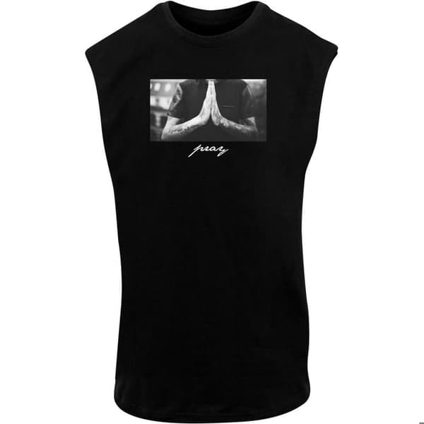 Ärmlös T-shirt Mister Tee Pray