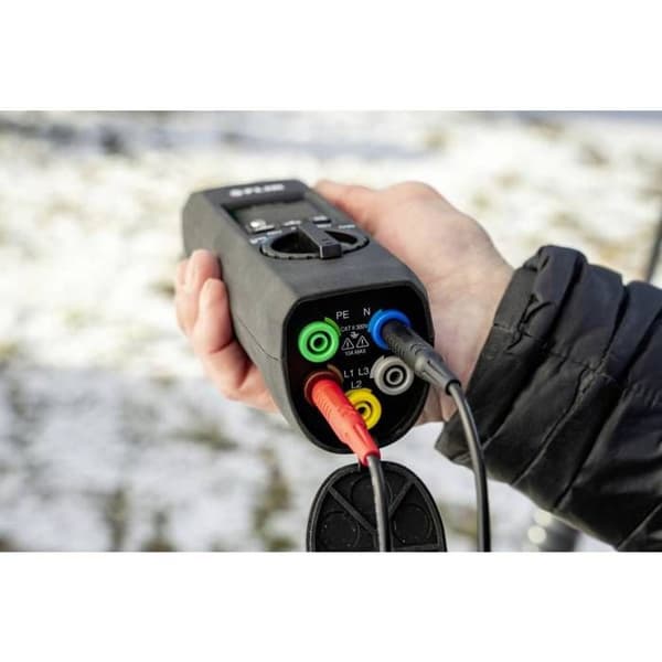 Mätinstrument - FLIR - EV-KIT-2 - Kontroll PE & kablage - Test RCD - Mätning av max ström laddare EV