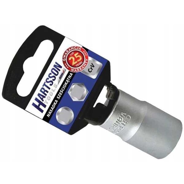 Hexagonalkontakt 1/4"" 6 mm med etikett