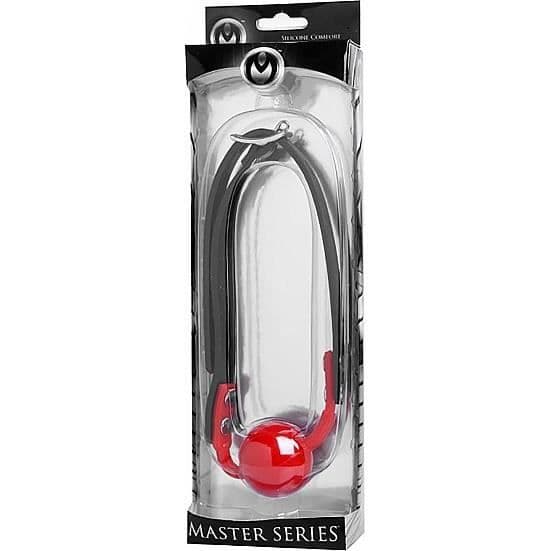 Hush Gag Silikon Comfort Ball Gag - Röd