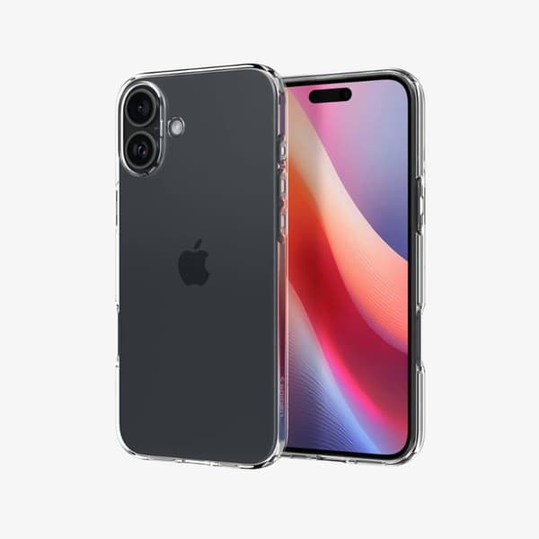 Skyddsskal - SPIGEN - Crystal Flex - Transparent - iPhone 16 - TPU
