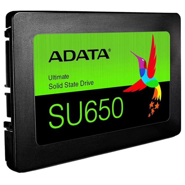 ADATA Ultimate SU650 480 GB intern SSD-enhet - SATA 6Gb/s - 2,5" - 3D NAND - SLC-cache - ECC