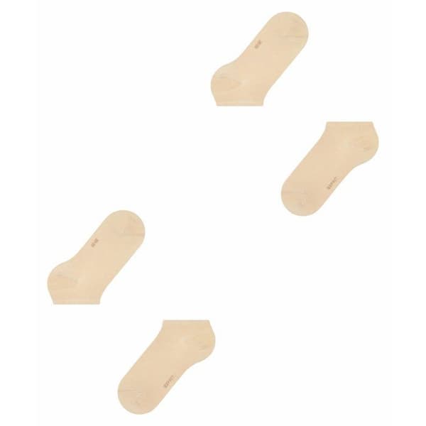 Esprit Damstrumpor - enfärgade, 2-pack, Vanliga SN 2P