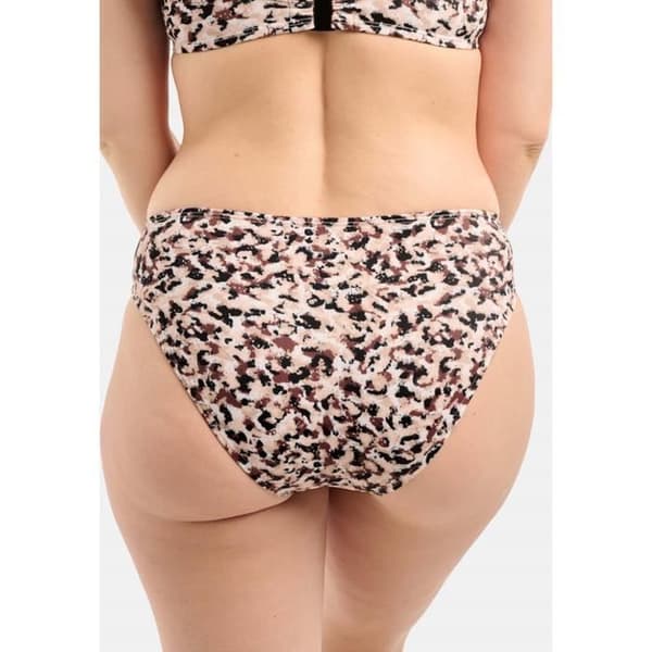 Bikiniunderdel - Sans Complexe - Sunset Stay - Svart sanddjurtryck - Rosa - Dam