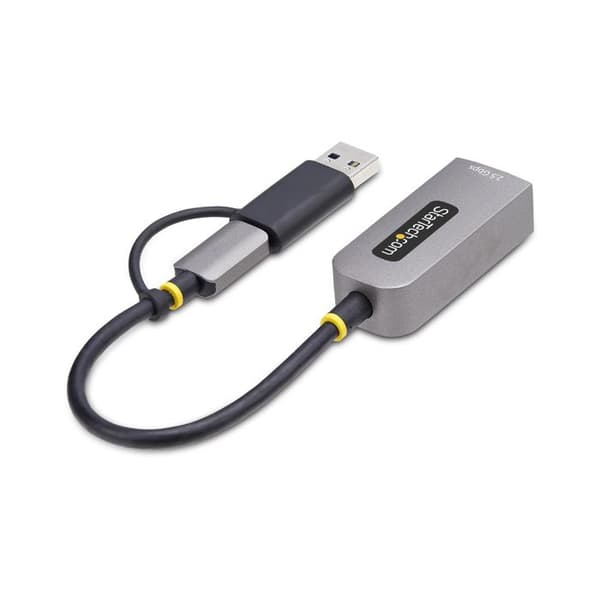 Nätverksadapter - STARTECH.COM - USB-C till Ethernet - 2.5GbE - Kompakt - USB-A