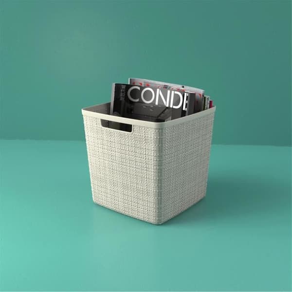 CURVER Cube Jute korg 17 L - Beige