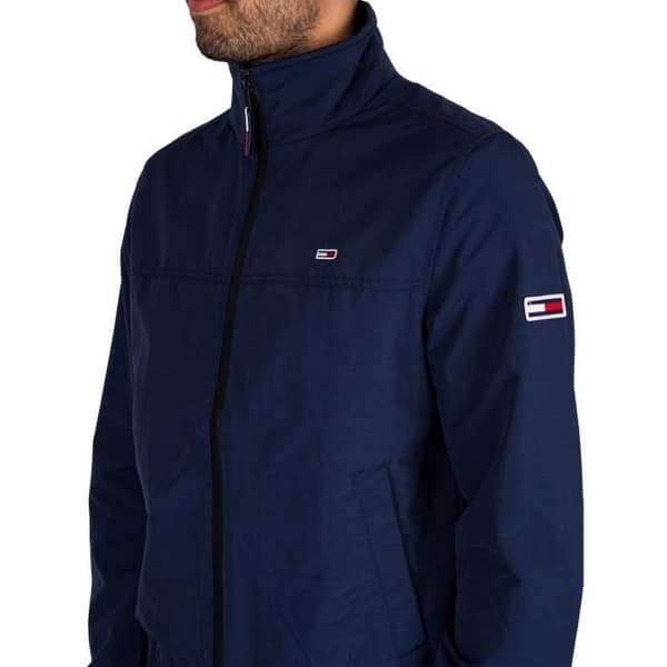 Tommy Jeans Essential Casual Bomberjacka för män, blå