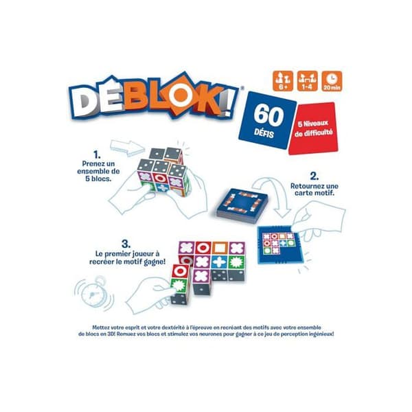 Asmodée Déblok Pussel- och Snabbhetsspel
