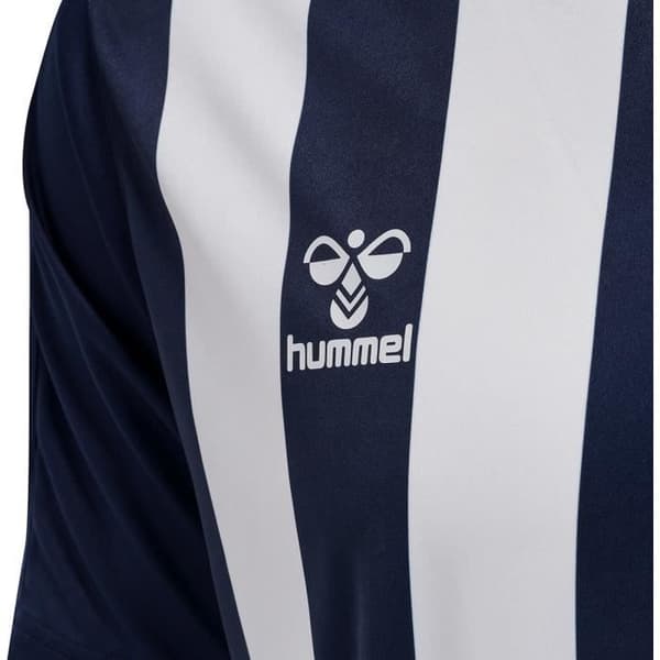 Hummel randig tröja - marin/vit - S