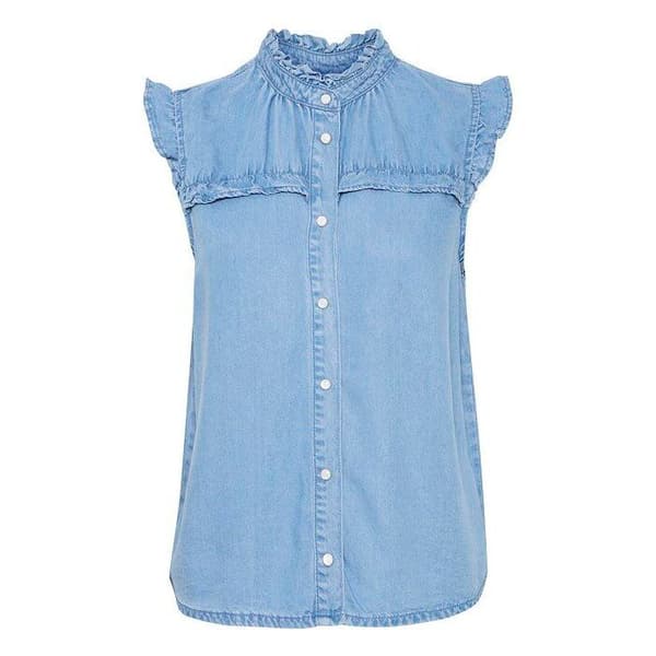 Jeansskjorta dam Pulz Jeans Beverly
