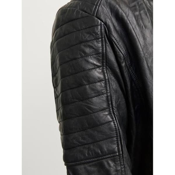 Jack & Jones Richard läderjacka - svart
