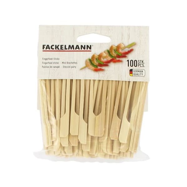Set med 100 träspettar 9 cm Fackelmann Wood Edition