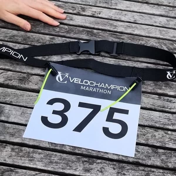 Triathlon nummerbälte, löpning, maraton & tempolopp
