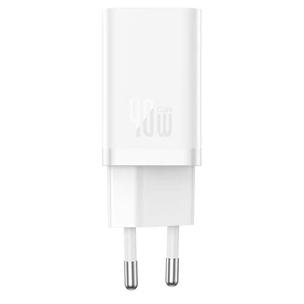 Snabbladdare - BASEUS - GAN 5 PRO - 40W - C+C - EU-version