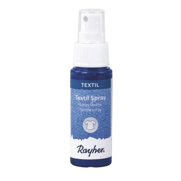 Textilspray, ultrablå, 50ml flaska