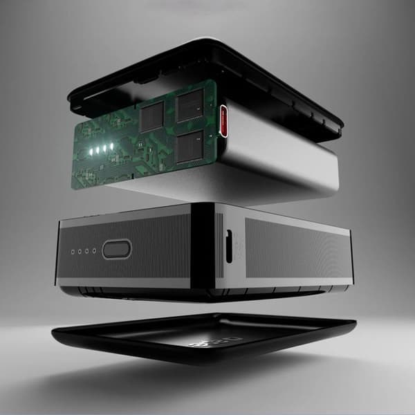 Extern batteri - SBS - TEBB20000HDPD65K - 20000 mAh - PD65W - Grön
