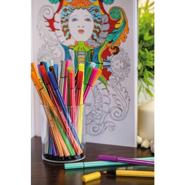 Feutre - STABILO - Pen 68 - 25-pack - Spets 1,0 mm - Multikolor
