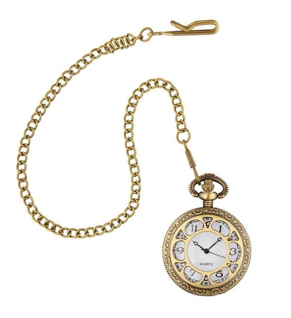 Fickur - Widmann - Mekanisk - Kedja - Steampunk-stil - Guldad