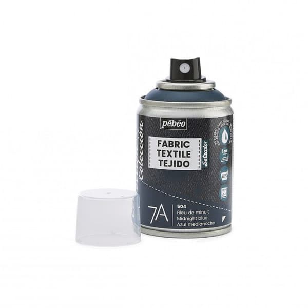 Sprayfärg - Tyg - Textil - Midnattsblå - Lösningsmedelsfri - Pébéo - 100ml