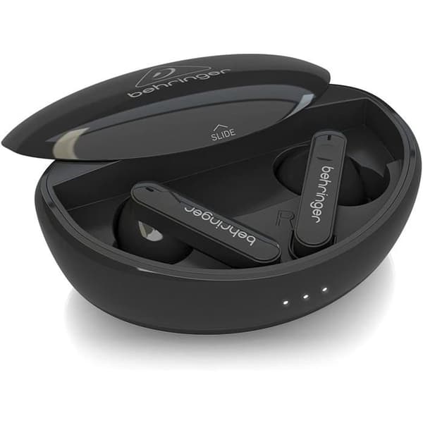 Hörlurar - BEHRINGER - T-BUDS - Aktiv brusreducering - Trådlös Bluetooth - Svart