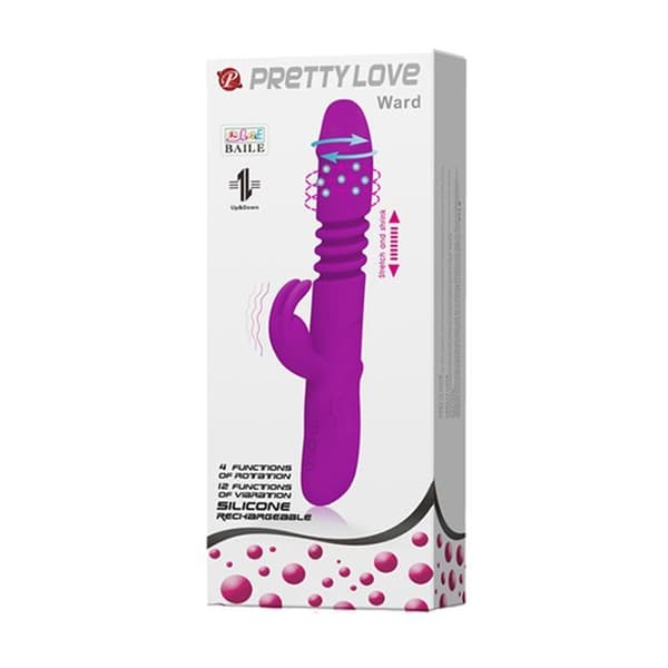 USB fram och tillbaka kanin vibrator