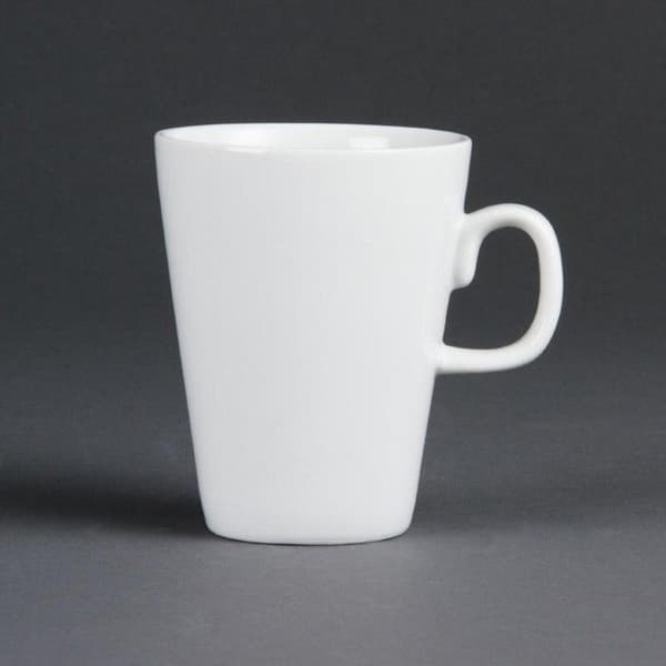 Mugg - Olympia - Latte - 310ml - Porslin - Set med 12