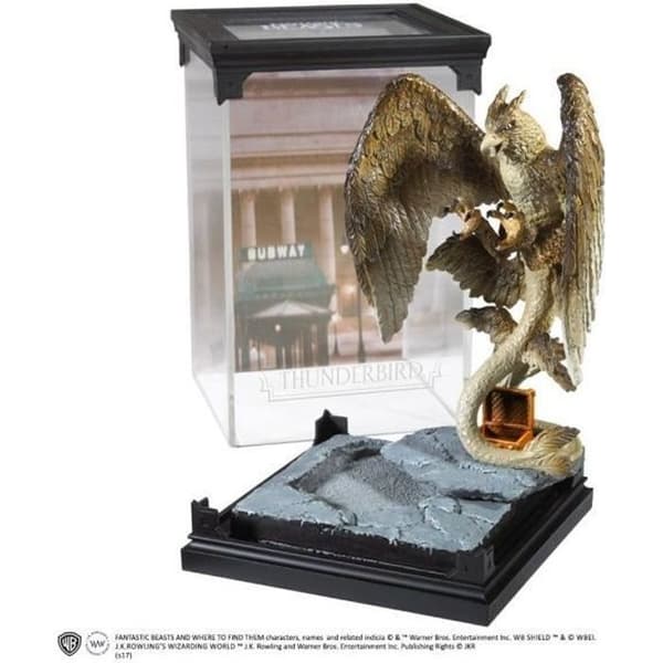 Statuett - NOBLE COLLECTION - Thunderbird - 18 cm - Plast - Harpiks - Vit
