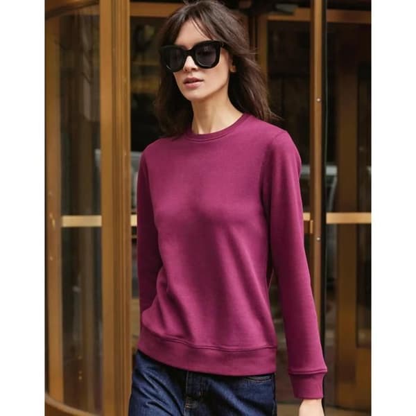 B&C Queen rundhalsad sweatshirt för kvinnor