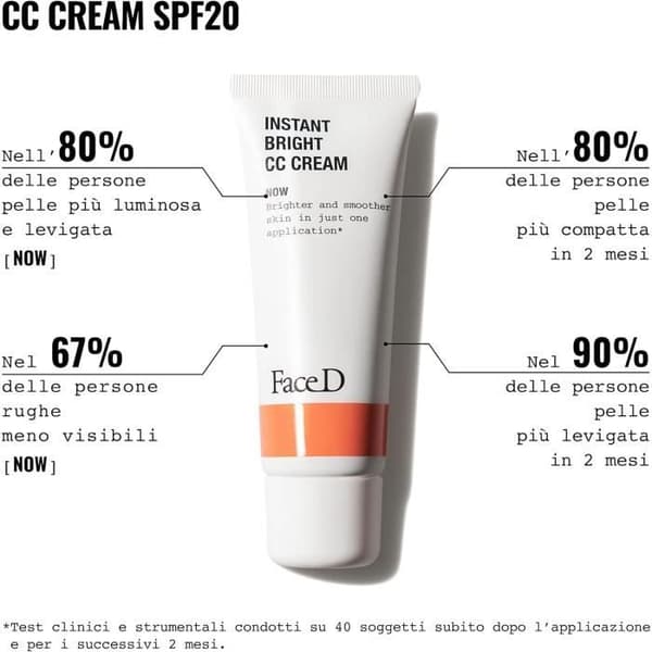 CC Crème Ansikte D Mörk - Medium - SPF20 - 40ml