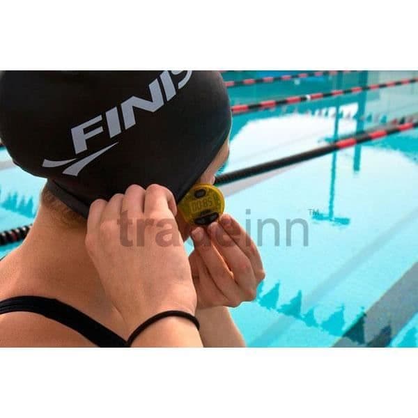 FINIS Tempo Trainer Pro – vit elektronisk klocka/timer, Liquid Skin, multisport