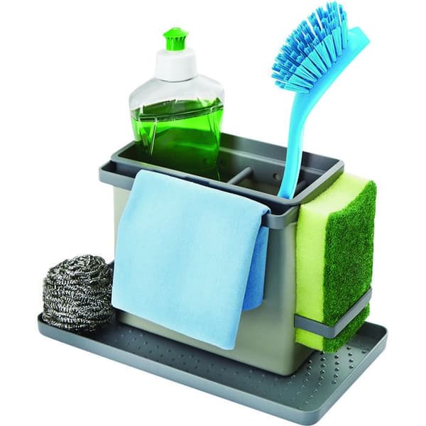 Diskbänksarrangör - METALTEX - Tidy-Tex - Modulbricka - Grå - Plast