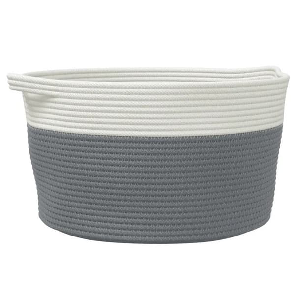 Förvaringskorg - vidaXL - 51x33 cm - Grå - Modern design - Fällbar