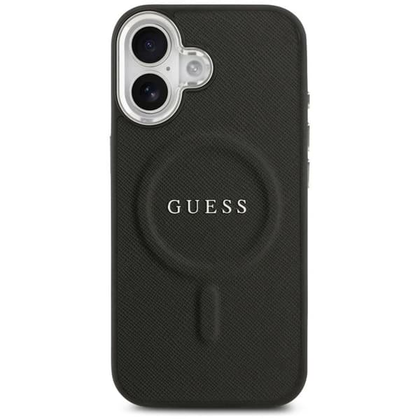 Coque Guess Hardcase Classic Logo MagSafe för iPhone 17 - Svart