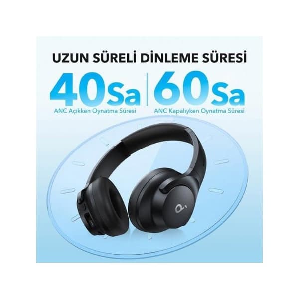 Hörlurar - SOUNDCORE - Q20i - Vit - Bluetooth - Inbyggd mikrofon