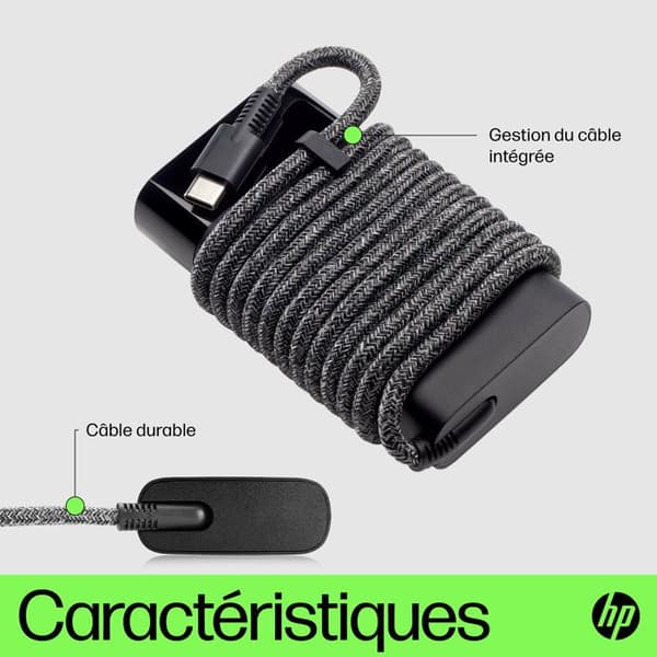 HP USB-C 65W bärbar laddare