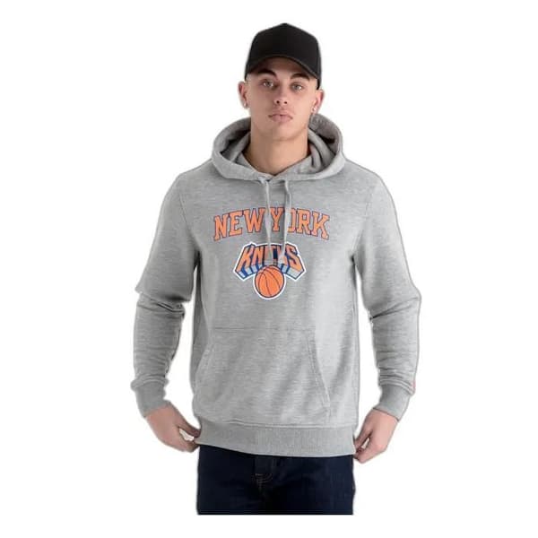 New York Knicks NBA hoodie - ljusgrå
