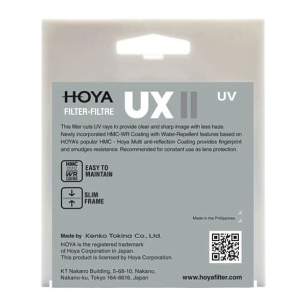 HOYA UV Filter UX 62mm MKII