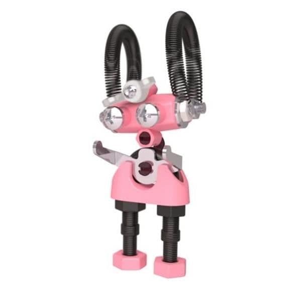 Offbits byggsats 3-i-1 karaktär kit rosa