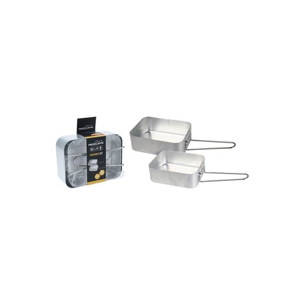 Set 2 Pack Aluminium