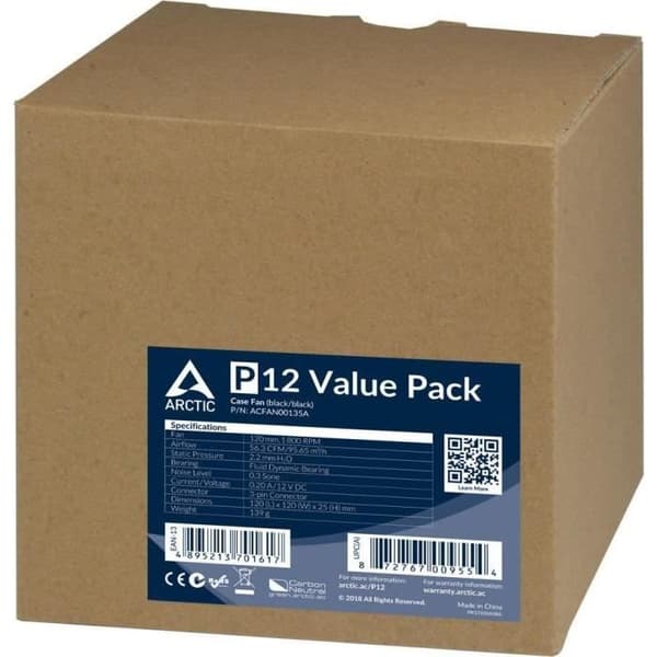 P12 5-pack Arctic Fan (ACFAN00135A)