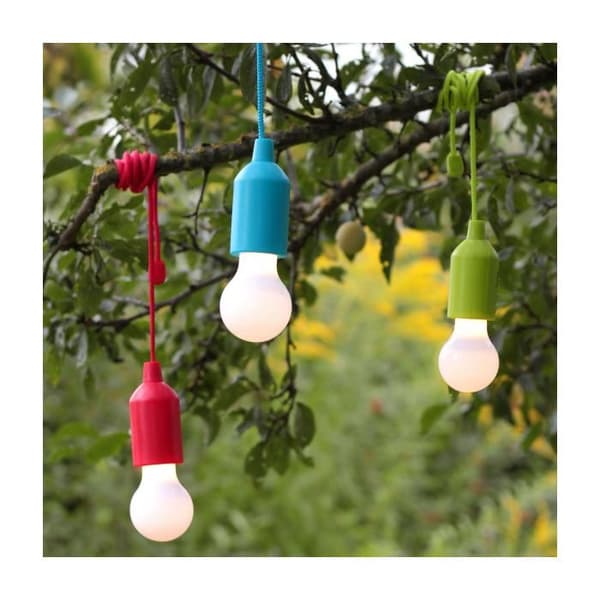 Läs-lampa - ANSMANN - Pull-Light PL1W - Varm vit LED - Grön - Regelbundet bruk