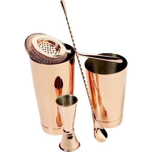 Boston Shaker - Koppar - 850 ml + 530 ml - Rostfritt stål - 2 delar - Diskmaskinssäker