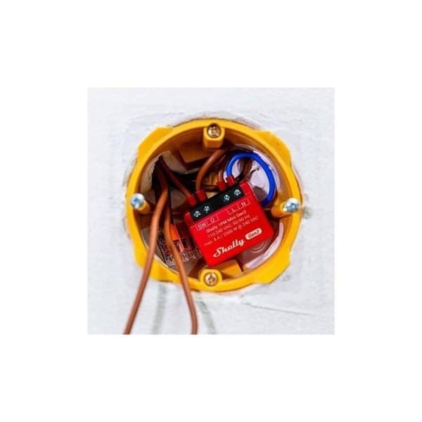 Modul för mini-switch Shelly 1PM Gen3 röd