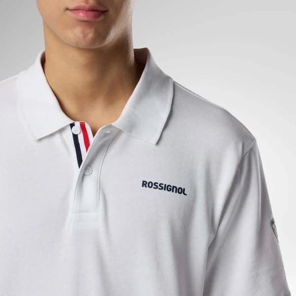 Polo Rossignol-logotyp - vit